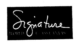 SIGNATURE WORLD CLASS CANVAS logo