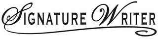 SIGNATURE WRITER logo