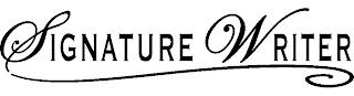 SIGNATURE WRITER logo
