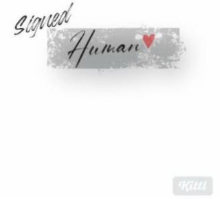 SIGNED HUMAN logo