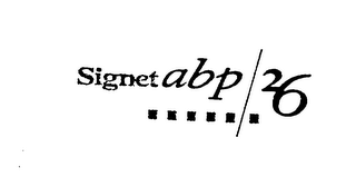 SIGNET ABP 26 logo