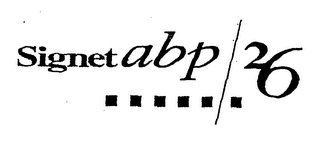 SIGNET ABP 26 logo