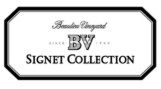 SIGNET COLLECTION BEAULIEU VINEYARD BV SINCE 1900 logo