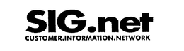 SIG.NET CUSTOMER.INFORMATION.NETWORK logo