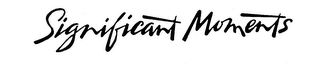 SIGNIFICANT MOMENTS logo