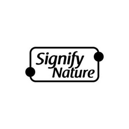 SIGNIFY NATURE logo