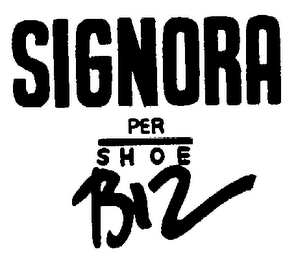SIGNORA PER SHOE BIZ logo