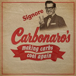 SIGNORE CARBONARO'S MAKING CARBS COOL AGAIN logo