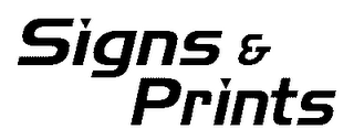 SIGNS AND PRINTS logo