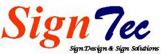 SIGNTEC SIGN DESIGN & SIGN SYSTEMS logo