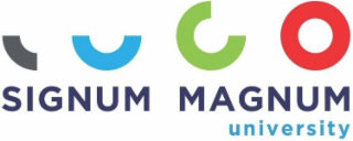 SIGNUM MAGNUM UNIVERSITY logo