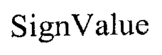 SIGNVALUE logo
