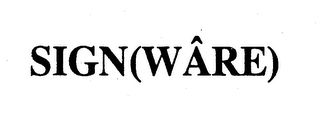 SIGN(WARE) logo