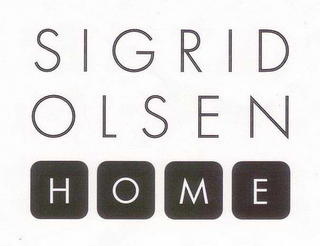 SIGRID OLSEN HOME logo