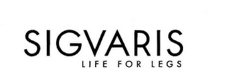 SIGVARIS LIFE FOR LEGS logo