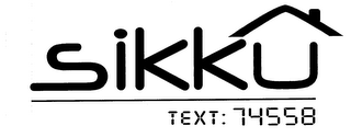 SIKKU TEXT: 74558 logo