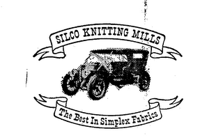 SILCO KNITTING MILLS THE BEST IN SIMPLEX FABRICS logo