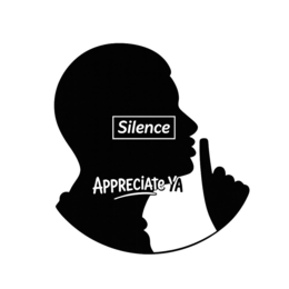 SILENCE APPRECIATE YA logo