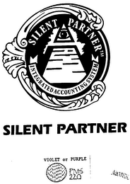 SILENT PARTNER INTEGRATED ACCOUNTING SYSTEM SILENT PARTNER logo