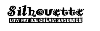 SILHOUETTE LOW FAT ICE CREAM SANDWICH logo