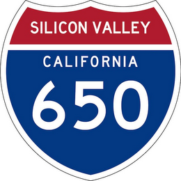 SILICON VALLEY CALIFORNIA 650 logo