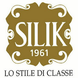SILIK 1961 LO STILE DI CLASSE logo
