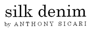 SILK DENIM BY ANTHONY SICARI logo