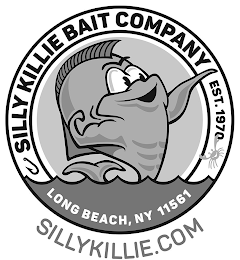 SILLY KILLIE BAIT COMPANY EST. 1970 LONG BEACH, NY 11561 SILLYKILLIE.COM logo