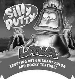 SILLY PUTTY LAVA ERUPTING WITH VIBRANT COLOR AND ROCKY TEXTURE! logo