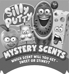 SILLY PUTTY MYSTERY SCENTS WHICH SCENT WILL YOU GET - SWEET OR STINKY? logo