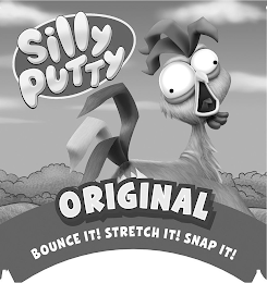 SILLY PUTTY ORIGINAL BOUNCE IT! STRETCHIT! SNAP IT! logo