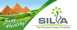 SILVA THE PREMIUM FROZEN PRODUCTS. STAY HEALTHY! logo