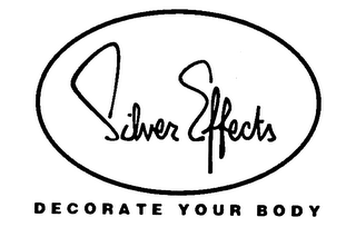SILVER EFFECTS DECORATE YOUR BODY logo