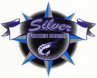 SILVER FROZEN SHRIMP WILD CATCH logo
