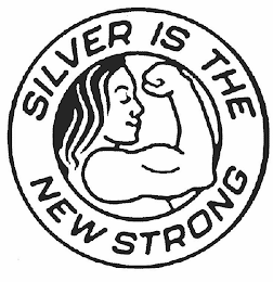 SILVER IS THE NEW STRONG logo