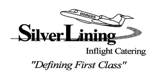SILVERLINING INFLIGHT CATERING "DEFINING FIRST CLASS" logo