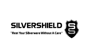 SILVERSHIELD "REST YOUR SILVERWARE WITHOUT A CARE" SS logo