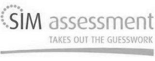 SIM ASSESSMENT TAKES OUT THE GUESSWORK logo