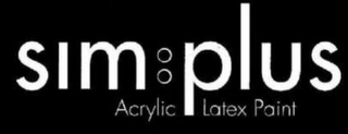 SIM PLUS ACRYLIC LATEX PAINT logo