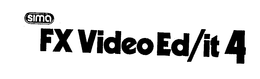 SIMA FX VIDEO ED/IT 4 logo