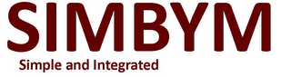SIMBYM SIMPLE AND INTEGRATED logo