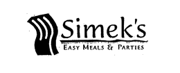 SIMEK'S EASY MEALS & PARTIES logo