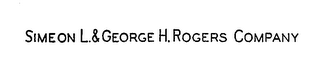 SIMEON L. & GEORGE H. ROGERS COMPANY logo