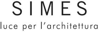 SIMES LUCE PER L'ARCHITETTURA logo