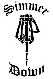 SIMMER DOWN logo