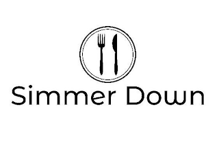 SIMMER DOWN logo