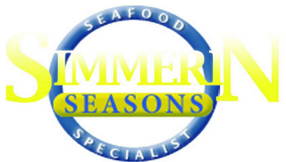 SIMMERIN SEASONS SEAFOOD SPECIALIST logo