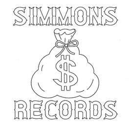 SIMMONS RECORDS logo