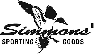 SIMMONS' SPORTING GOODS logo