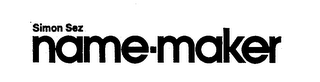 SIMON SEZ NAME-MAKER logo